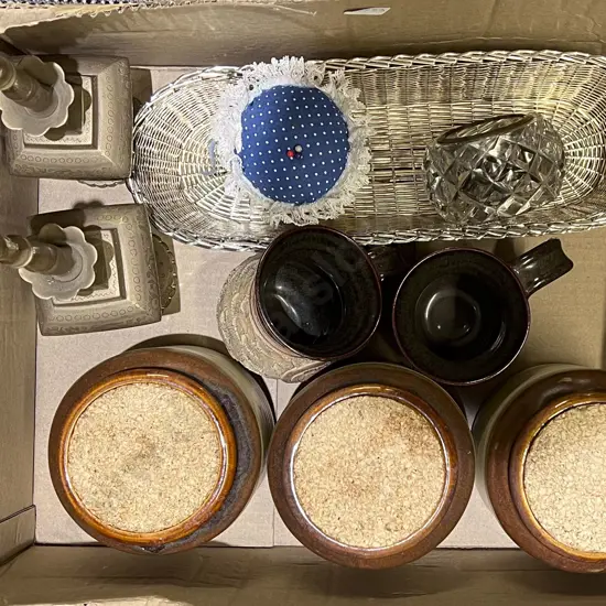 Small Quantity of Assorted Including Kitchen Storage Jars etc