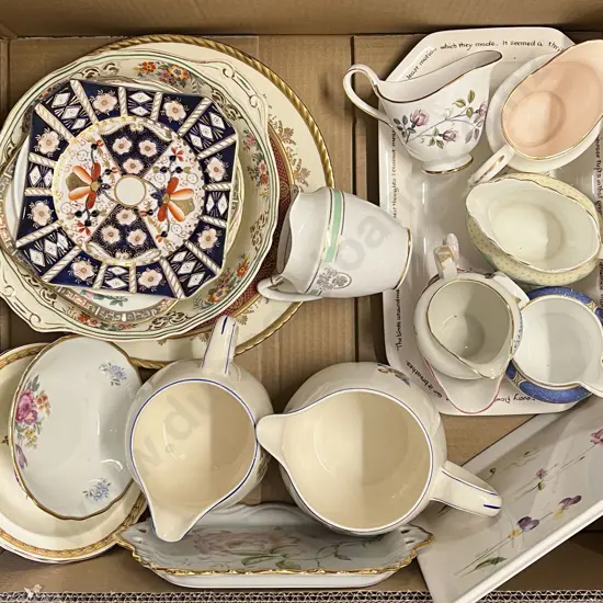 Box of Assorted Fancy China