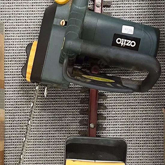 Ozito Chainsaw and Ryobi Hedge Trimmer