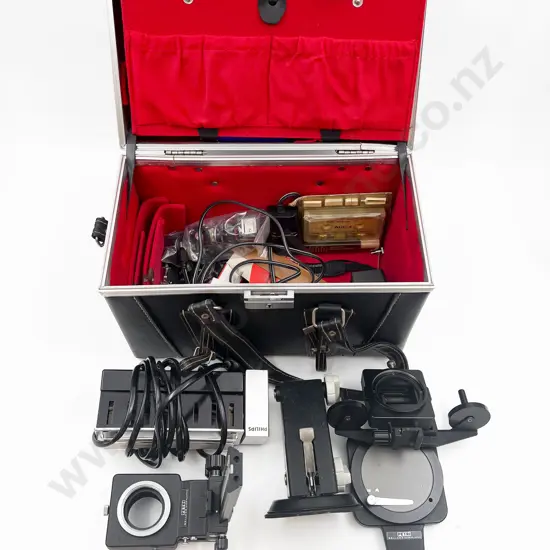 Quantity of Assorted Vintage Camera Accessories and Carrying Case