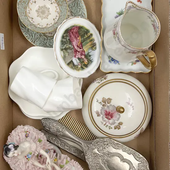 Small Quantity of Assorted Including Fancy China and Figures