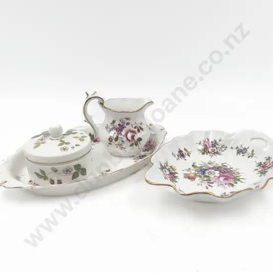 Four Pieces of Assorted Fancy China Including RCD