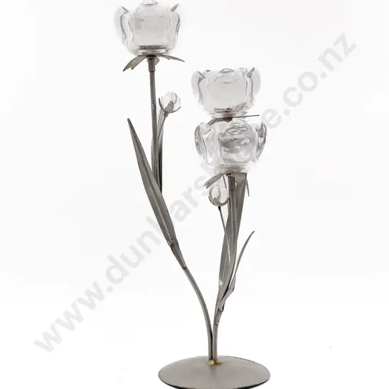 Floral Form Candle Holder