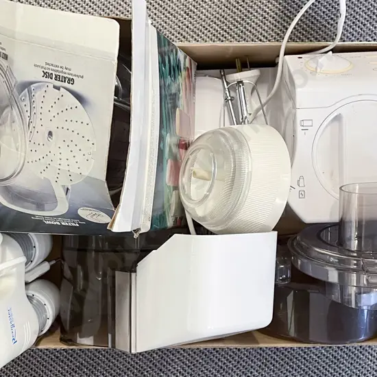 Box Including Master Chef Mixer and Assorted