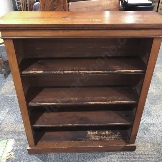 Victorian Open Bookcase