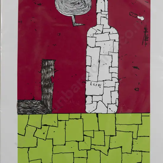 Martin Poppelwell (b 1969) - Study for Wine Works ... Really