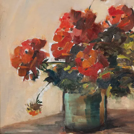 Hazel Usmar - Geraniums