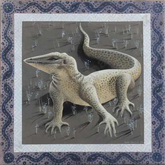 Mary Pinnock (Australian b 1951) - Sand Goanna