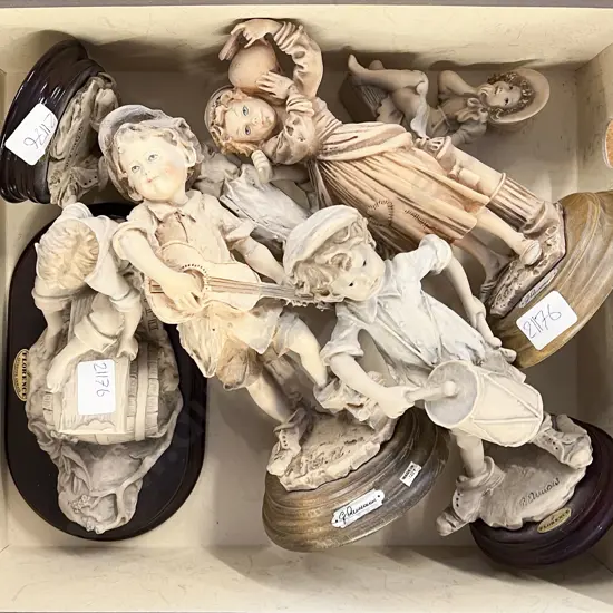 Box of Assorted Figural Ornaments