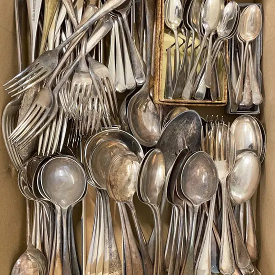 Box of Assorted S/P Cutlery