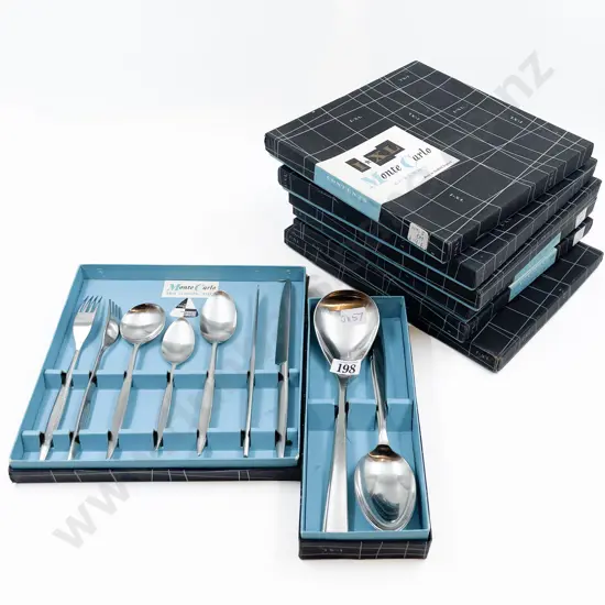 Eight Boxed Monty Carlo Cutlery Sets