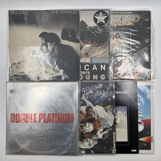 Eight Assorted Vintage Records