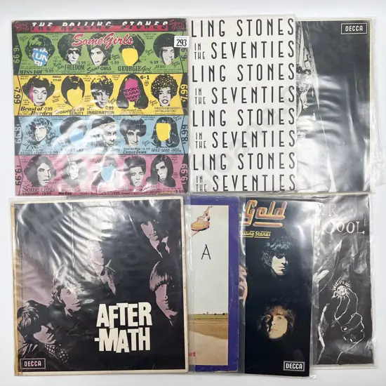 Six "The Rolling Stone" Records Together with "Mick Jagger" Records