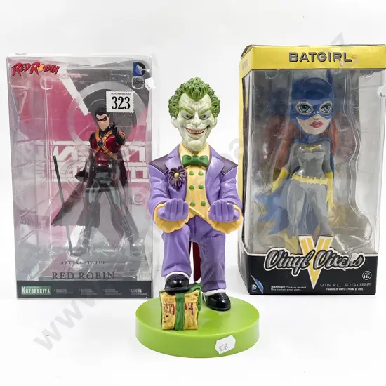 Three Assorted Batman Related Toys