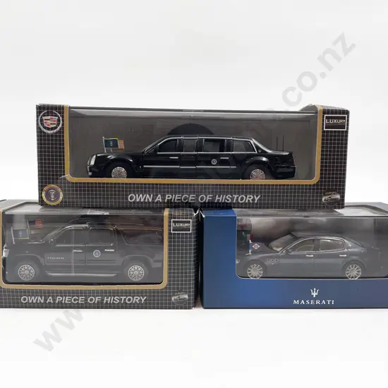 Three Assorted Diecast Model Cars
