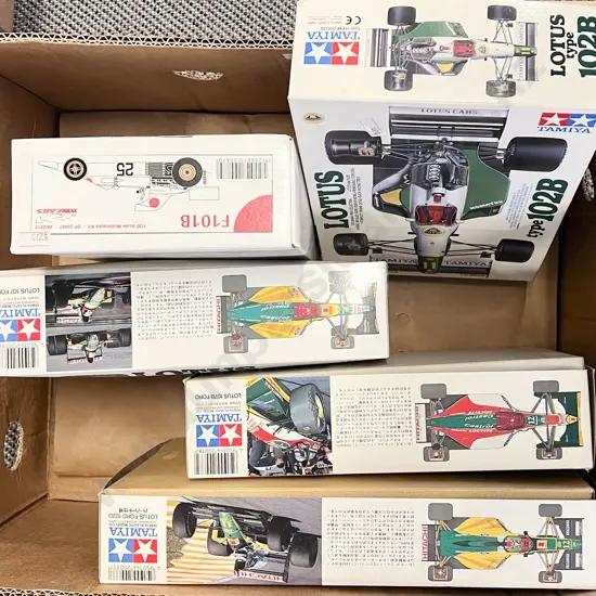 Five Assorted Kitset Model Cars