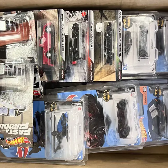 20 Boxed Mostly Batman Themed Hot Wheel Models