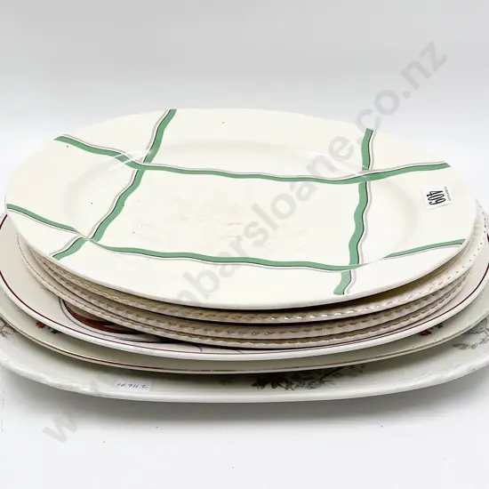 Seven Assorted Meat Plates