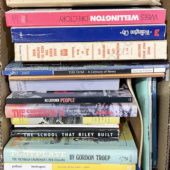 Box of Assorted Books