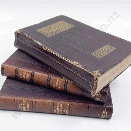 Two Vintage Retail Reference Books with Vintage Motion Picture Photography Reference Book (3)