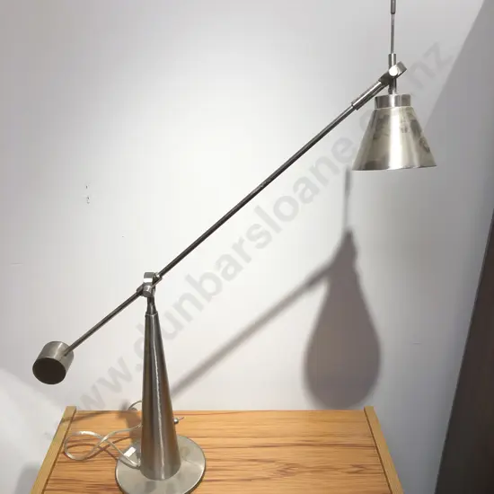 Modern Chrome Angle Poised Lamp