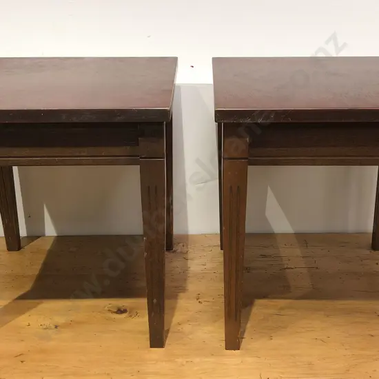 Pair of Mahogany Side Tables
