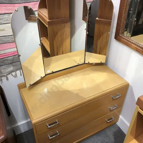 Mirror Backed Dressing Chest