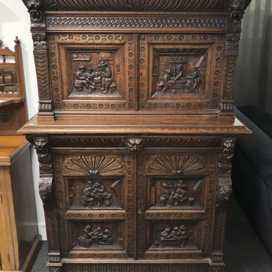 Oak Court Cupboard