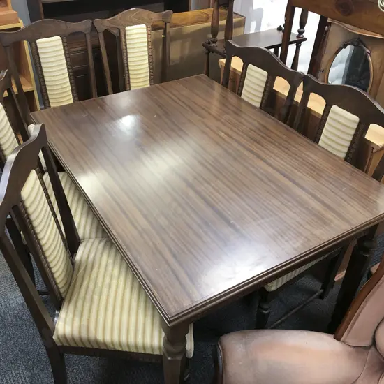 Extension Dining Table and Six Chairs