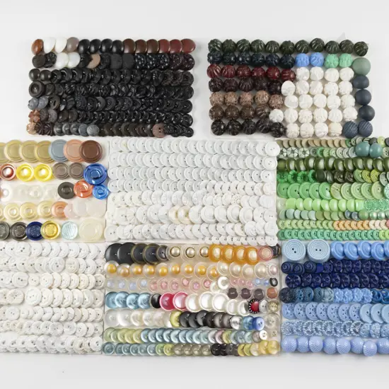 Collection Assorted Vintage Plastic Buttons
