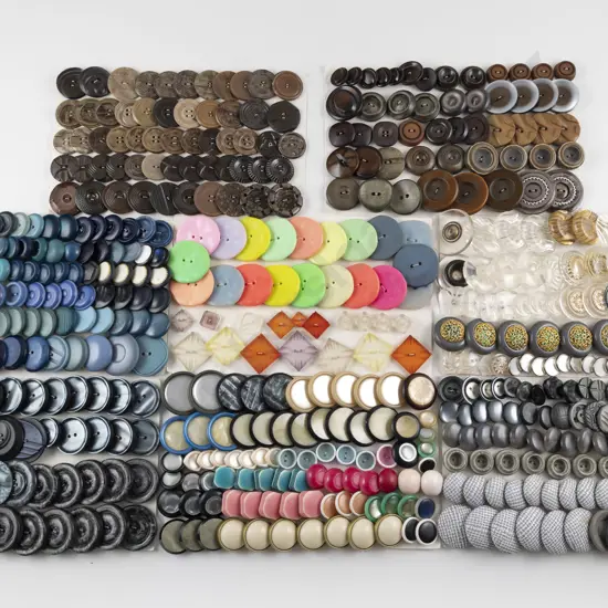 Collection Assorted Vintage Plastic Buttons