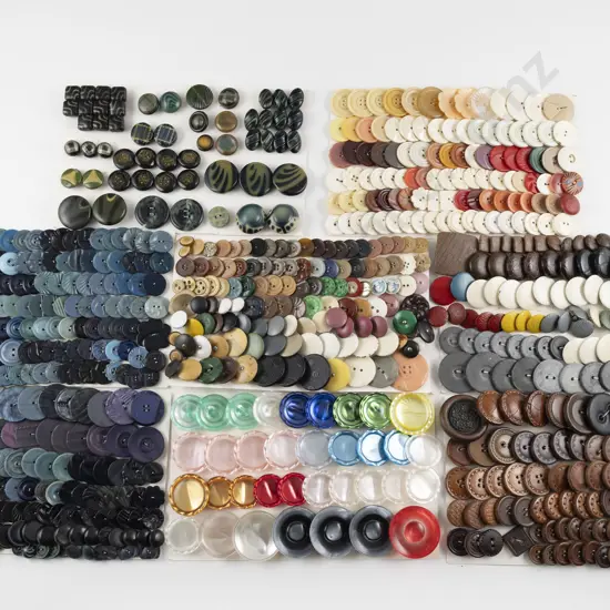 Collection Assorted Vintage Plastic Buttons