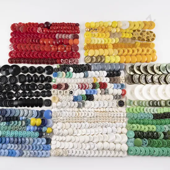 Collection Assorted Vintage Plastic Buttons