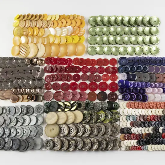 Collection Assorted Vintage Plastic Buttons