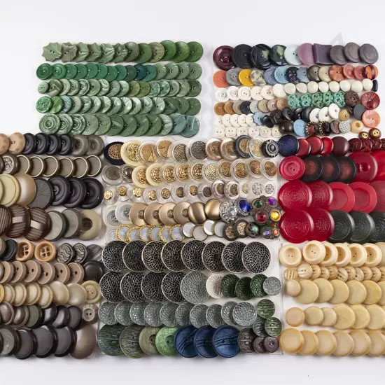 Collection Assorted Vintage Plastic Buttons