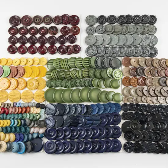 Collection Assorted Vintage Plastic Buttons