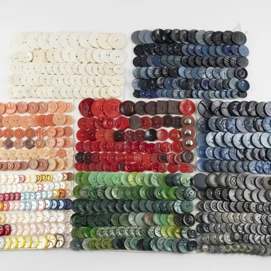 Collection Assorted Vintage Plastic Buttons