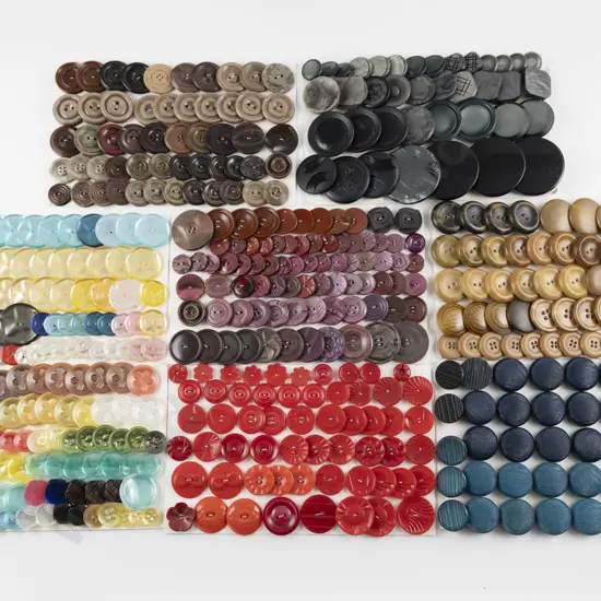 Collection Assorted Vintage Plastic Buttons
