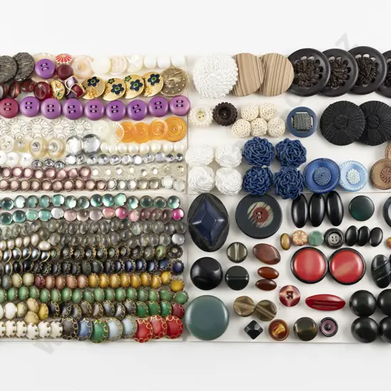 Collection Assorted Vintage Buttons