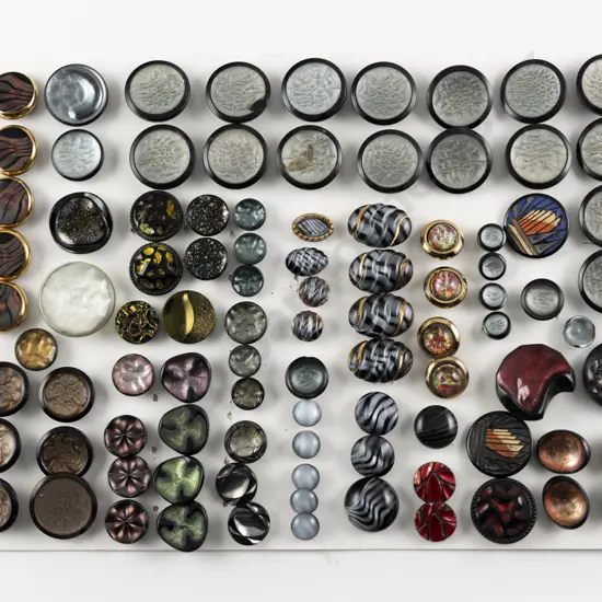 Collection Victorian Glass Buttons