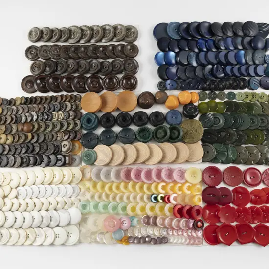 Collection Assorted Vintage Plastic Buttons