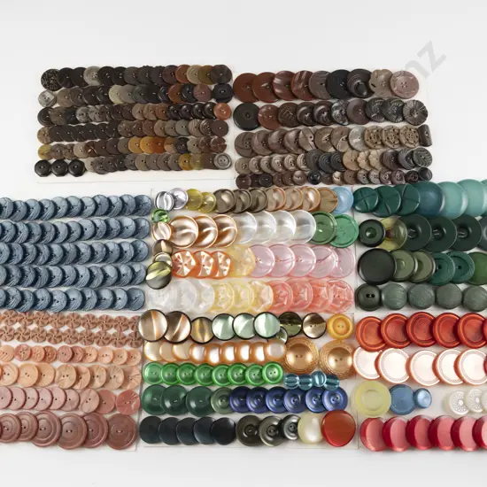 Collection Assorted Vintage Plastic Buttons