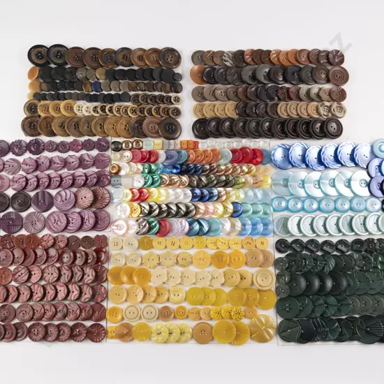 Collection Assorted Vintage Plastic Buttons