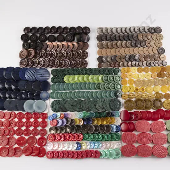 Collection Assorted Vintage Plastic Buttons
