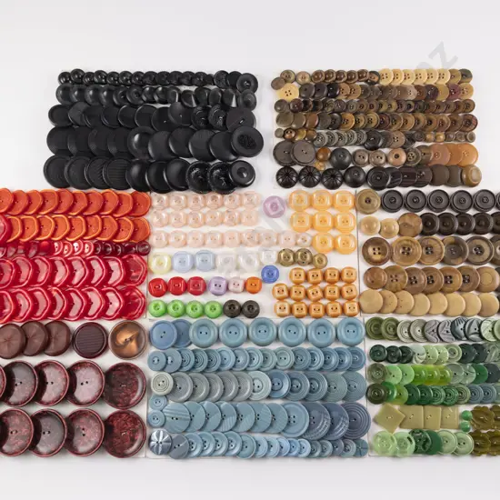 Collection Assorted Vintage Plastic Buttons