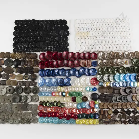 Collection Assorted Vintage Plastic Buttons