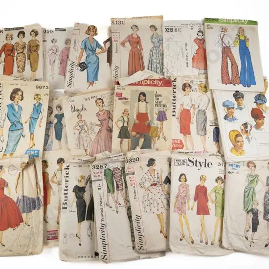 Collection Vintage Butterick Simplicity & Other Patterns