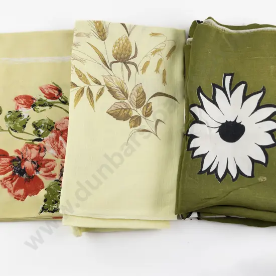 Three Mid C20th Tablecloths