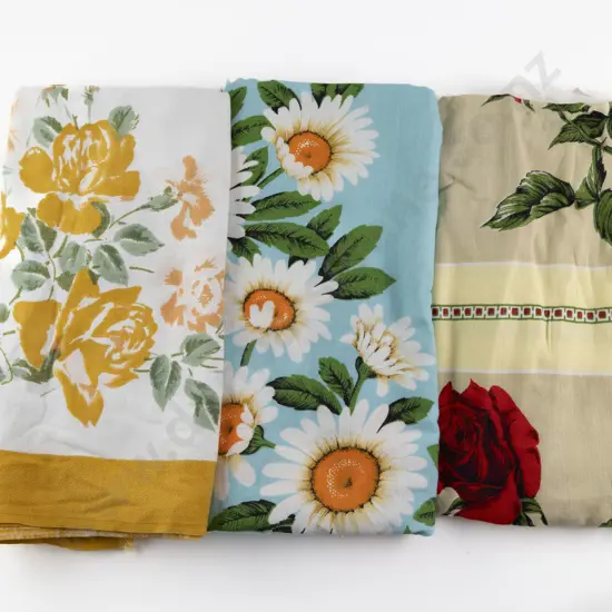 Three Mid C20th Tablecloths