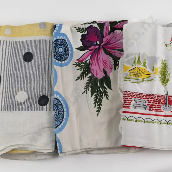 Three Mid C20th Tablecloths